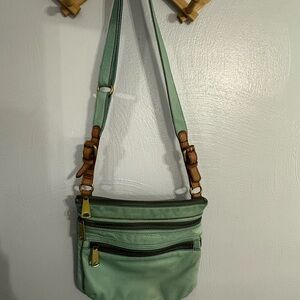 Fossil Mint Green Crossbody Bag